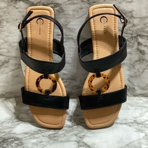 Size 10 Flat Heel Sandals (NWT)